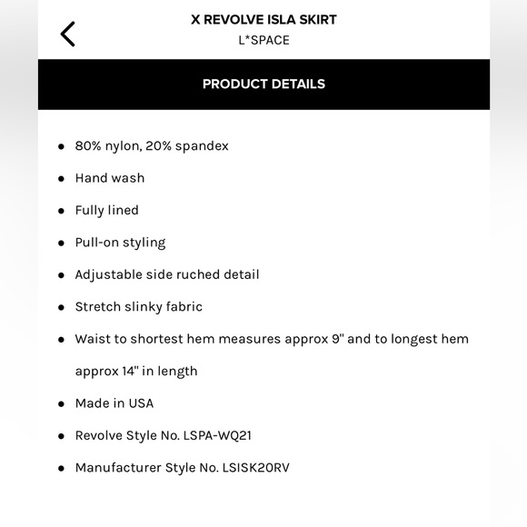 X Revolve Isla Skirt - Picture 5 of 12